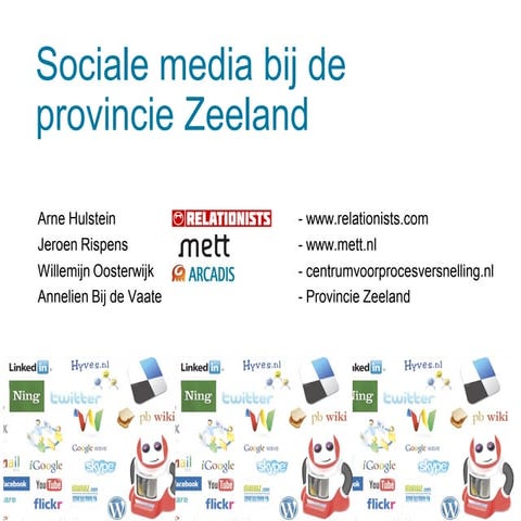 Provincie zeeland   programma minicongres social media