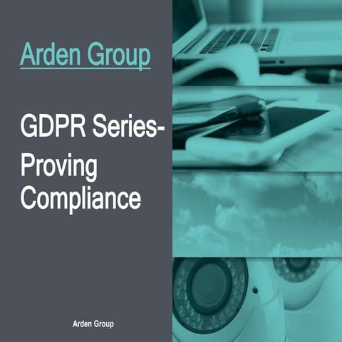 Proving GDPR Compliance