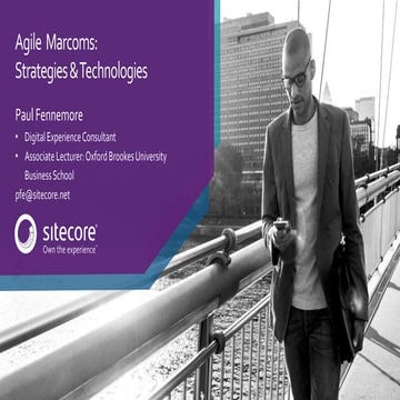 Provoke: Agile  Marcoms - Strategies & Technologies