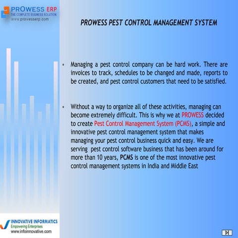 Prowess Pest Control Management System | PDF