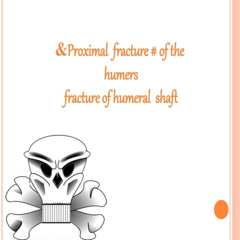 Proximal humerus fractures