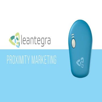 Proximity Marketing by Leantegra