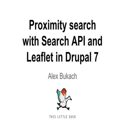 Proximity search with Search API and Leaflet