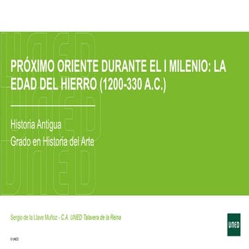 Próximo Oriente durante el I milenio a.C.