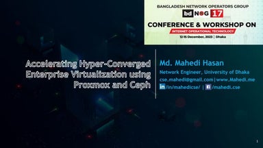 Accelerating Hyper-Converged Enterprise Virtualization using Proxmox and Ceph