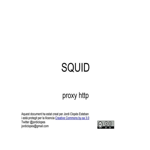 Proxy Squid amb Debian Squeeze