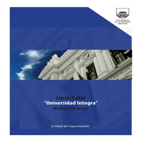Curso Taller Universidad Integra