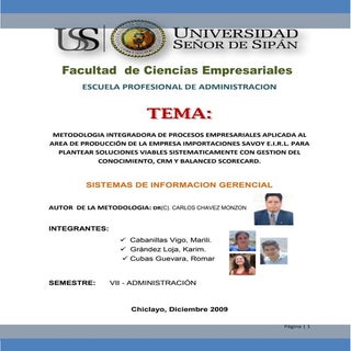 SIG con MIPE aplicado a Importacion...