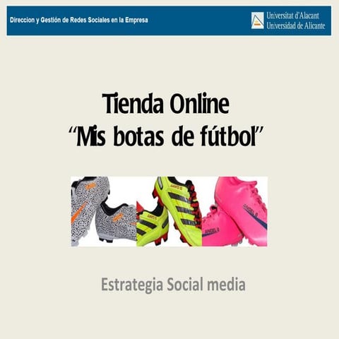 Social media plan para tienda de deportes