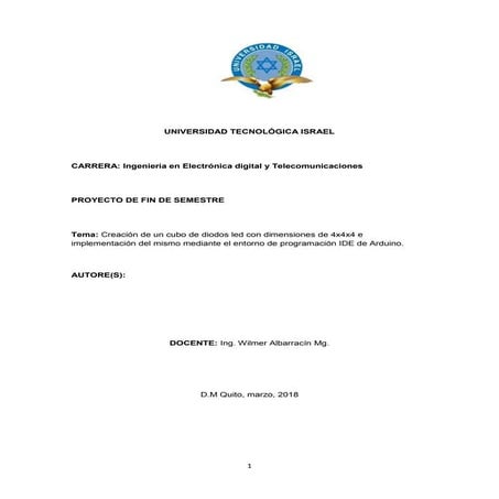 Proyect cubos led 4x4x4 final