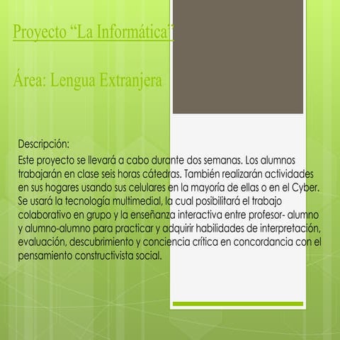 Proyecto historia de la informatica | PDF