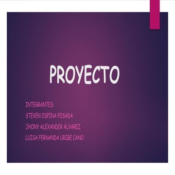 Pasos para crear un proyecto exitoso | PPTX