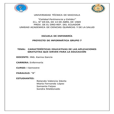Proyecto de informática | DOCX