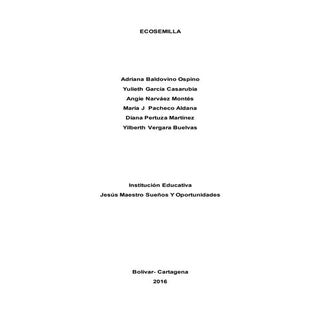 Proyecto de ecosemilla