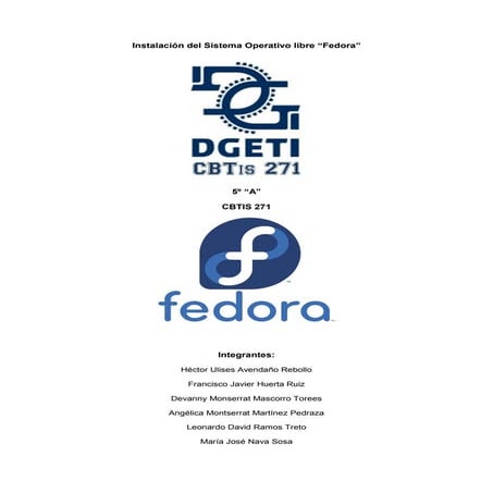 Manual de instalaciòn de Fedora en Màquina Virtual | PDF