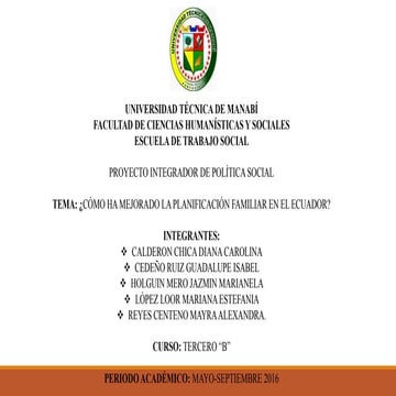 Proyecto de-politica-planificacion-familiar