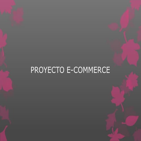 Proyecto e-commerce