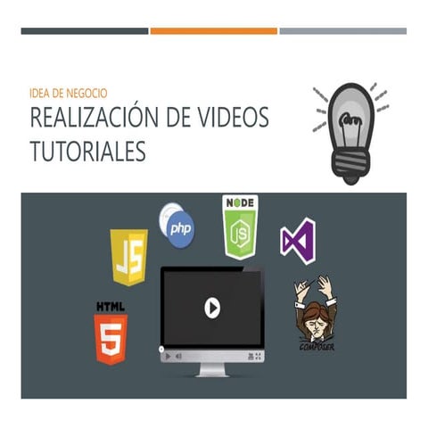Plan de negocio - Realización de videos tutoriales