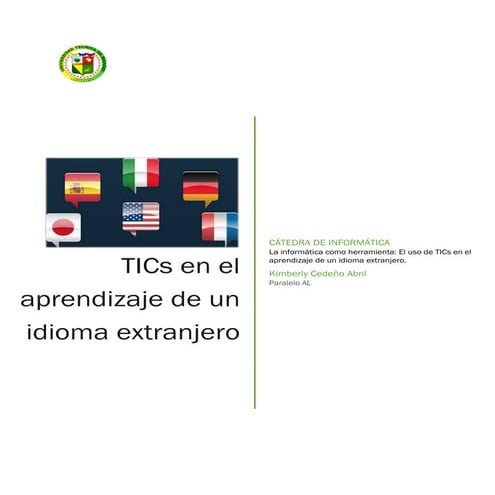 TICs en el aprendizaje de un idioma extranjero