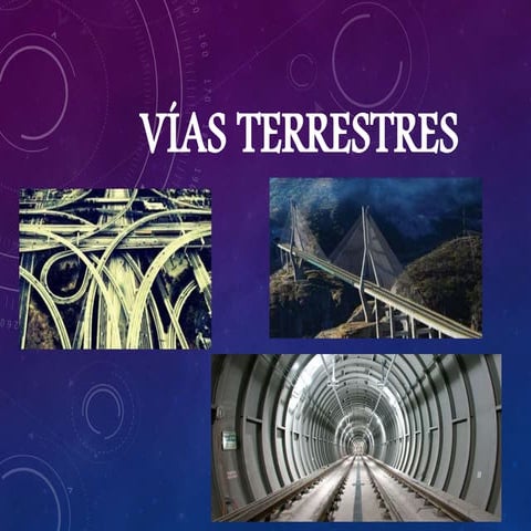 Vias terrestres