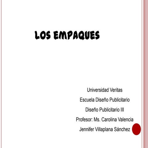 re-diseño de empaques