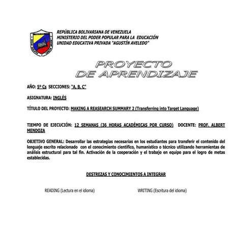 Proyecto 5 to ccs lapso 2 aveledo