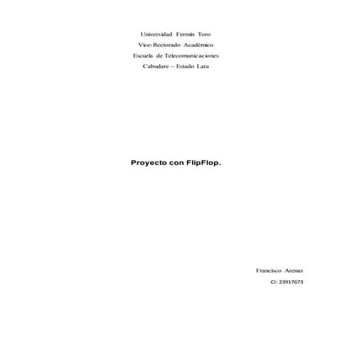 Proyecto 7 Flip Flop