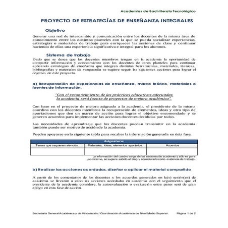 Proyecto academias dgeti 