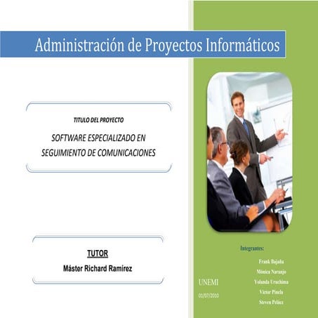 Proyecto administracion de proyectos