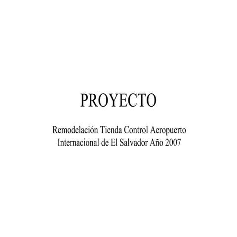Proyecto aeropuerto