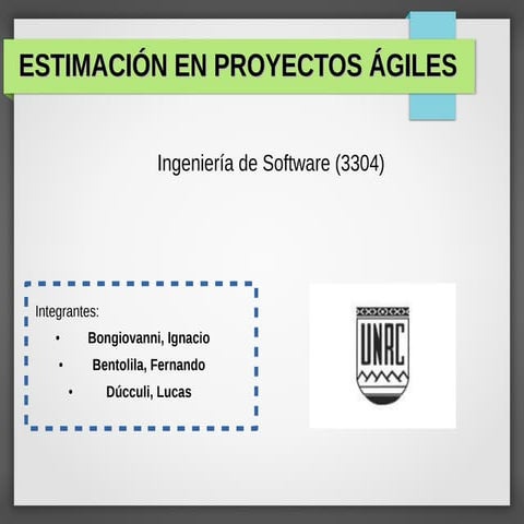 Metodologia Agile -  Estimacion por Story Points