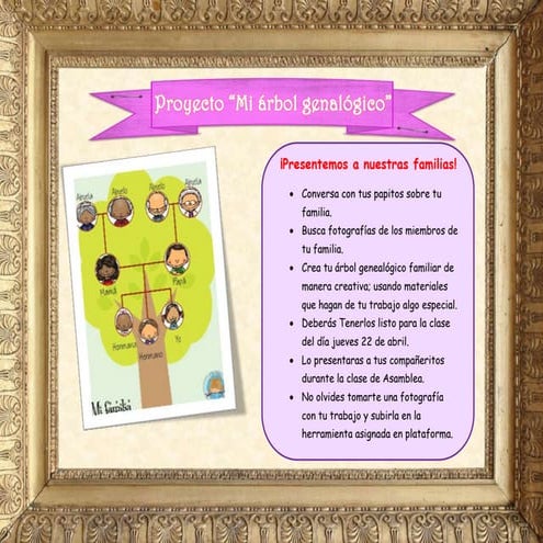 Proyecto arbol genealogico | PDF