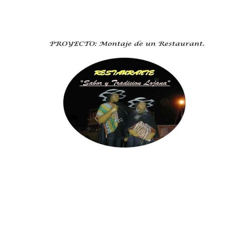 proyecto restaurante Loja 