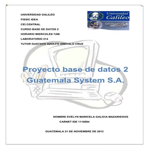 Proyecto base de datos 2