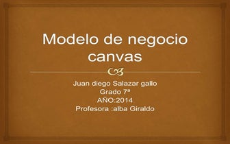 5.2.4.11.1.1 presenta matriz de formulación modelo canvas | PDF