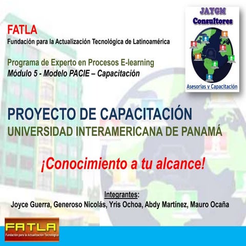 Proyecto de Capacitación para la Universidad Interamericana de Panamá