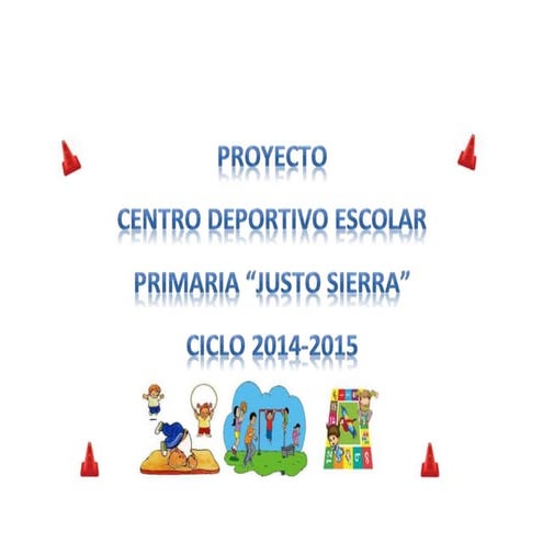 Proyecto CENTRO DEPORTIVO ESCOLAR atletismo