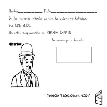 FICHAS PROYECTO: LUCES, CÁMARA Y ACCIÓN!!!!