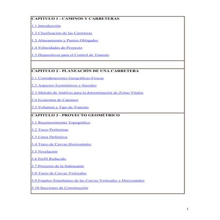 Proyecto completo de carreteras
