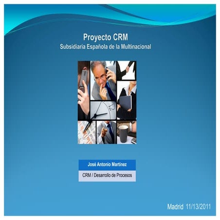Ejemplo de un Proyecto CRM