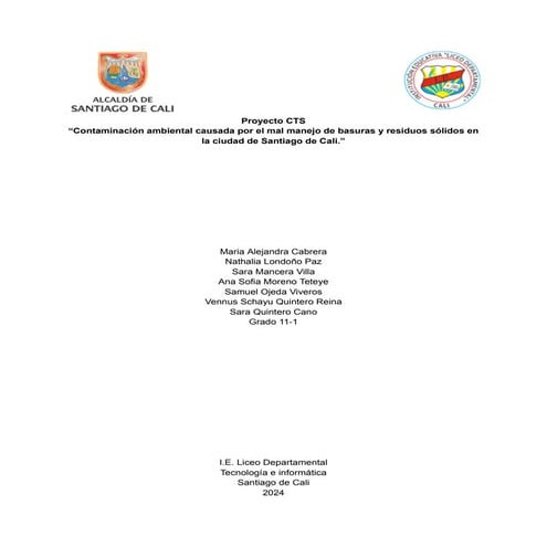 Documento Liceo departamental PROYECTO CTS- Grupo 5 11-1