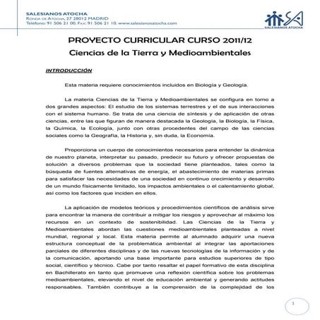 Proyecto curricular ctma curso 11.12