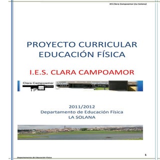 Proyecto Curricular Educación Físic...