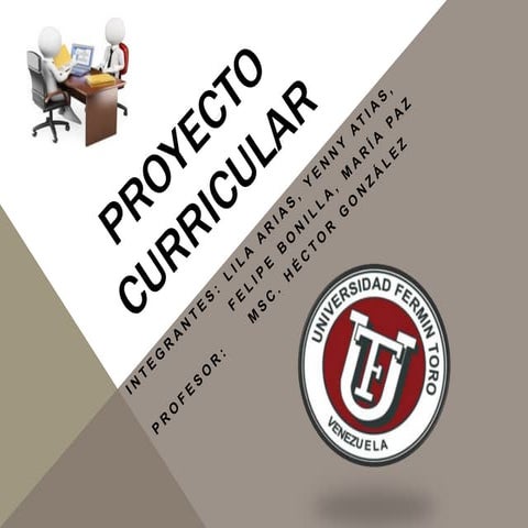 PROYECTO CURRICULAR EN LAS INSTITUCIONES EDUCATIVAS