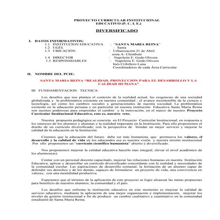 Proyecto curricular instituciona1