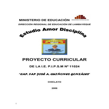 Proyecto curricular institucional