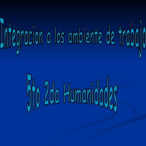 Proyecto: El Trabajo