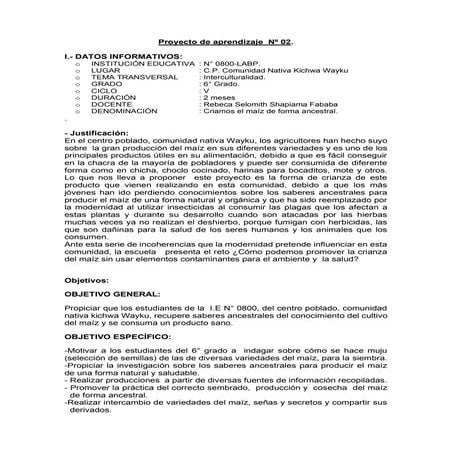 Proyecto de aprendizaje nivel primaria de los meses junio y julio