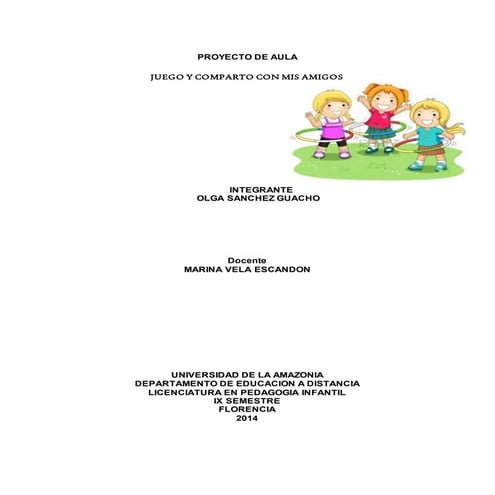 Proyecto de aula | DOCX