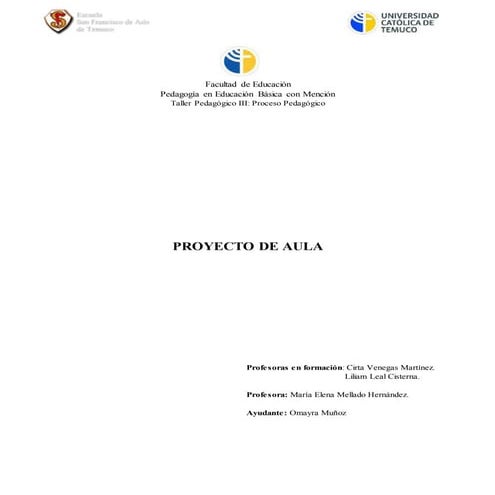 Pasos para el proyecto de aula preescolar | PPTX